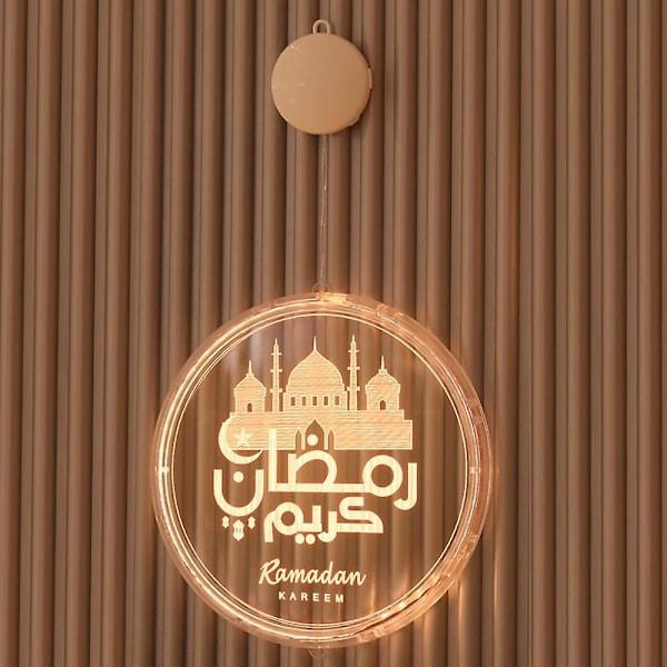 Eid Mubarak Kuun ja Tähden Valot Linnan Koristelamppu
