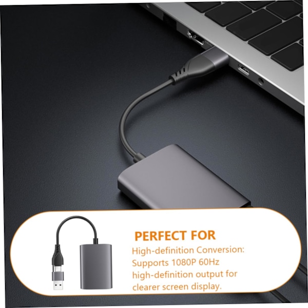 Typ C till Dubbel 1080P 60Hz Adapter USB 30 Hub USB Adapter