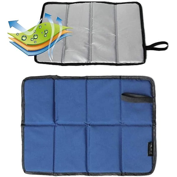 2 stk Utendørs Foldbar Pute, Foldbar Pute Strandpute, Vanntett Pute, Passer