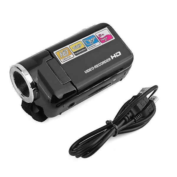 DV180 16MP Mini-videokamera 1,5'' TFT 8x digitaalinen zoomaus