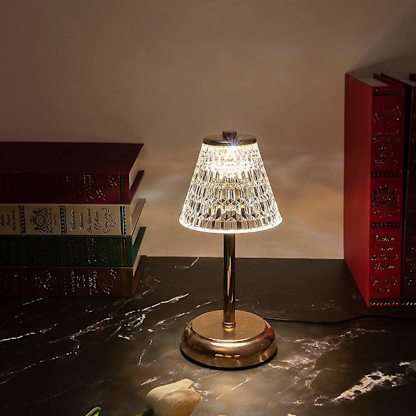 Krystallbordlampe Dekorativ Kunstnerisk USB Soverom Jenterom