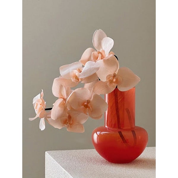Unike Peach Heart Glass Vase Nordic Hydroponics Vaser