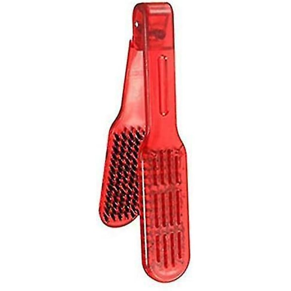 Rød Salong Frisør Bust Hår Retting Brush Comb