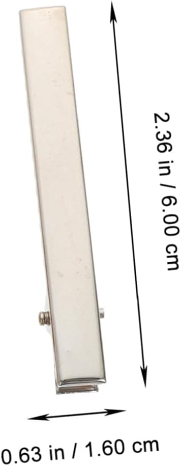 60 stk DIY Hårnåler Legering Hårspenner Enkle Bobby Pins Hodeplagg Tilbehør