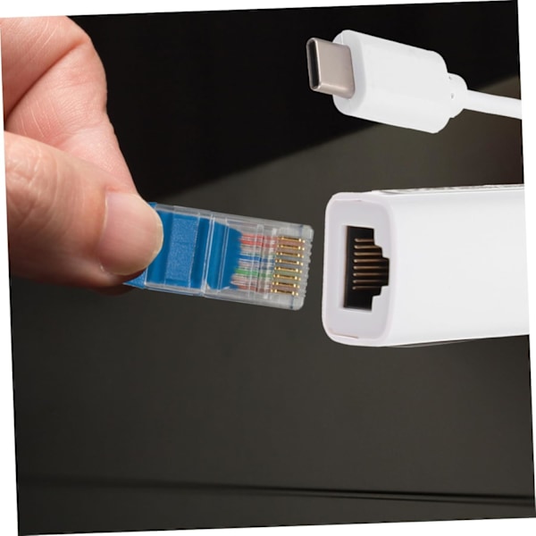USB-C till Ethernet-adapter för Typ-C till Internetkabel PC Nätverkskabel Konverterare USB Nätverksadapter