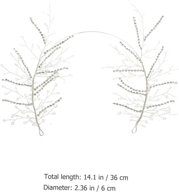 Strassdiadem för bröllop och evenemang Eleganta brudhåraccessoarer