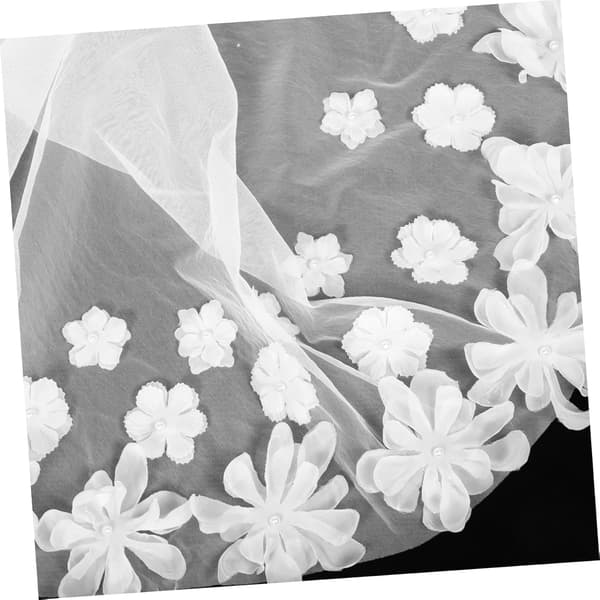 Elegant blomsteraksenter brudehårtilbehør komfortabelt blomsterslør for bryllup elegant hodeplagg