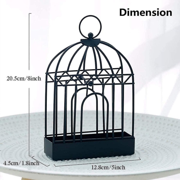 Myggspiralhållare Nordisk Retro Järn Rökelsebrännare Svart