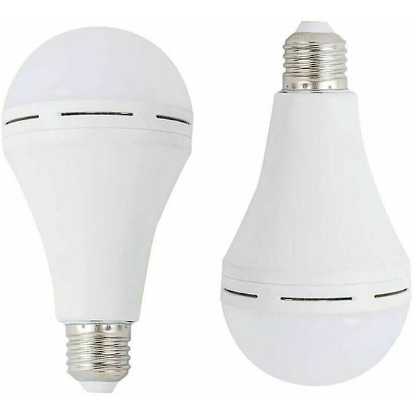 12W LED Nødlys Pære med Batteribackup