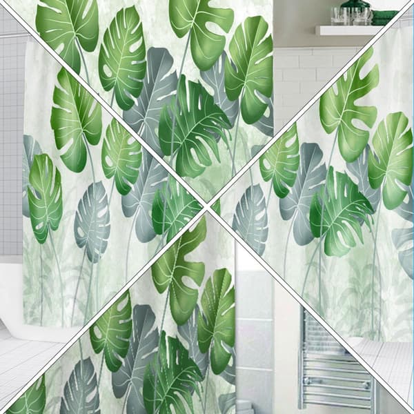 Vanntett dusjforheng badekardraperi 71x71 tommer vanntett polyester hydrofobisk