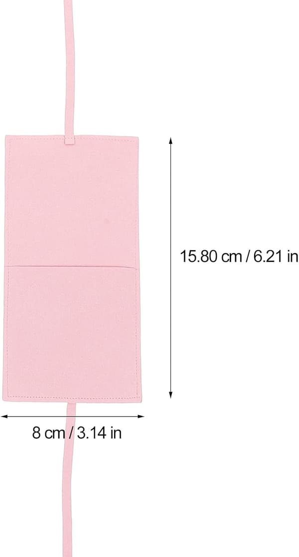4 stk. mikrofiber smykkeposesæt til opbevaring af smykker og tilbehør, let og nem at bære