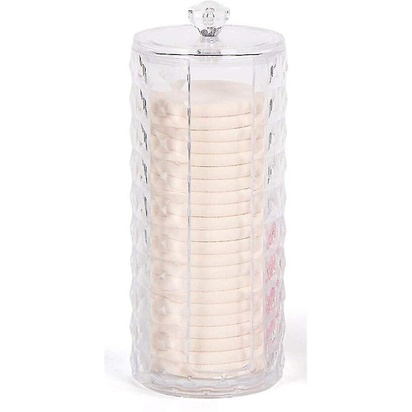 Bomullsdottdispenser Bomullsdott Holder Sminkeorganisator Oppbevaringsboks For Bomullsdotter Bomullsdott