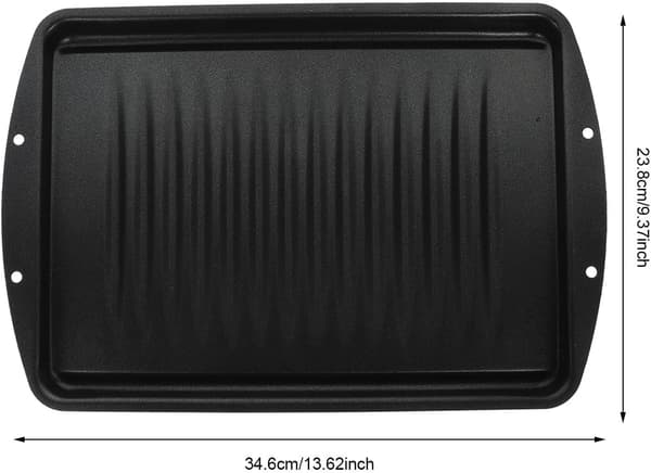 Non-stick Grillpanne Camping Grillpanne Solid Jern Grillplate Jevn Oppvarming Utendørs Grillbuffet Matlaging