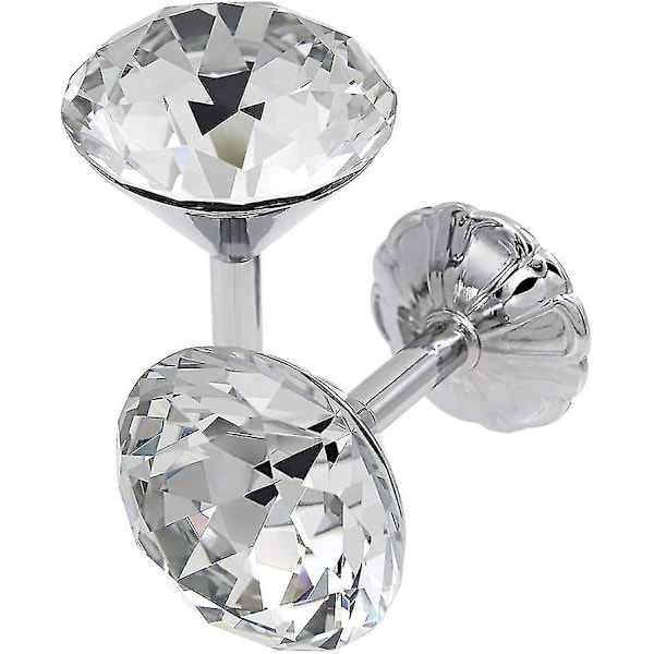 Et par ekstra store 60 mm glas krystal gardinholdere bånd tilbage væg krog kvast holder