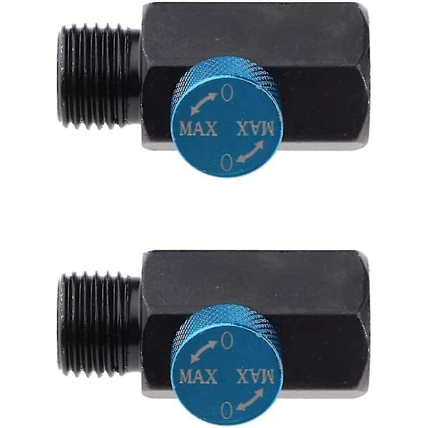 Inline Regulator Solid Steel Trykregulator Værktøj (sort) (2 stk)