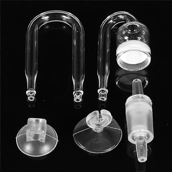 1 Sæt Akvarium CO2 System Diffuser U-Formet Glasrør