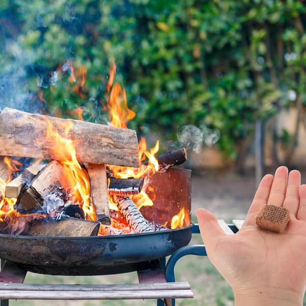 10 st kolstartkuber Utomhus BBQ Eldstartare för grillar Eldstäder Lätta eldstartblock