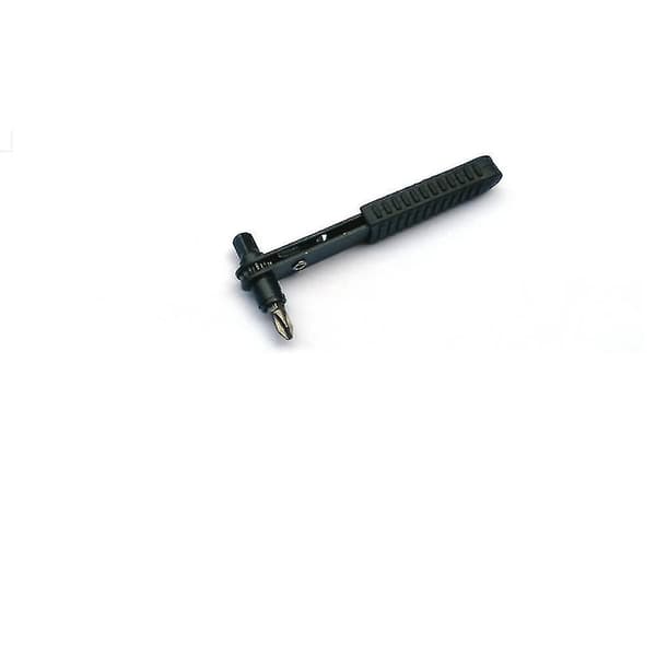 Mini Ratsjet 1/4 Tommer Snap Ring Skaft Skruetrækker (sort) Ratsjet Nøgle