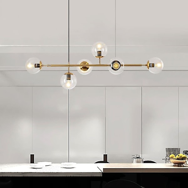 120cm Pendellampe Led Line Design Globe Lysekrone