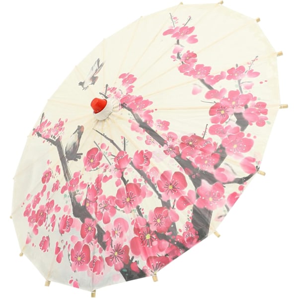 Japanskt Dekorationsparaply Retro Paraply Tryckdesign Pappersparaply Klassiskt Pappersparaply Papper Trä