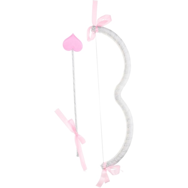 Cupid Kostym Rekvisita Set Cupid Pilbåge Pilställ Båge för Cosplay Dansfester för Alla hjärtans dag