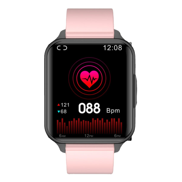 Smart Watch HD Stor skærm 1,83 Kropstemperatur True Blood Oxygen Puls Vandtæt Sport Mode Pink