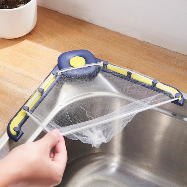 Kjøkkenvask Sil Stativ Hengende nettavløpskurv Høykvalitets Multipurpose Anti-tilstopping Hjem Pp Slitesterk filterpose
