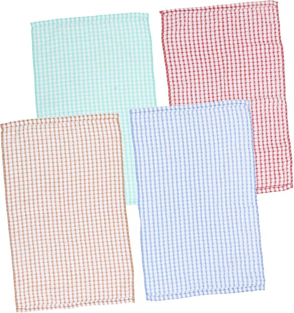4-pack kökshanddukar multifunktionella absorberande rengöringsdukar