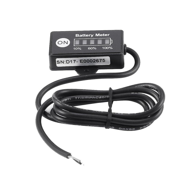 Blybatteri-drivstoffmålerindikator 12V SLA AGM