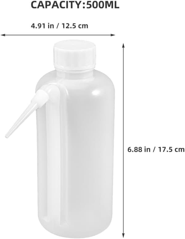Såsklämflaskor för fyllning av kryddor med droppfri design 2 st 500 ml