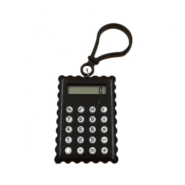 Mini Laskin Tasku Opiskelija Mini Elektroninen Laskin Biscuit Shape School Toimistotarvikkeet Mini Laskin-niubi