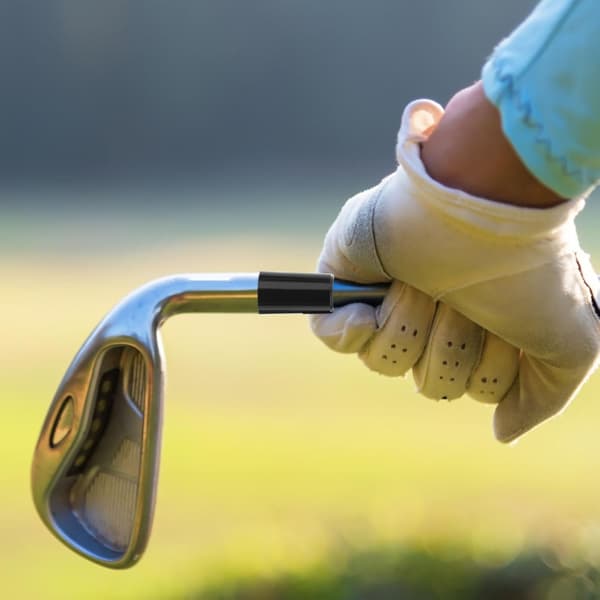 Golfkølle Ferrule Sleeve Sæt 2 stk. Sort Plastik Samlingsbeskytter Erstatning