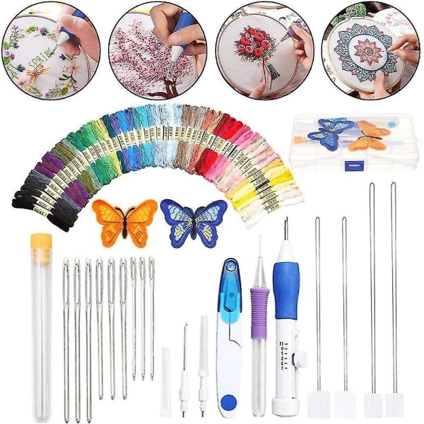 Punch Needle Brodery Set Pen Punch Needle Craft Tool