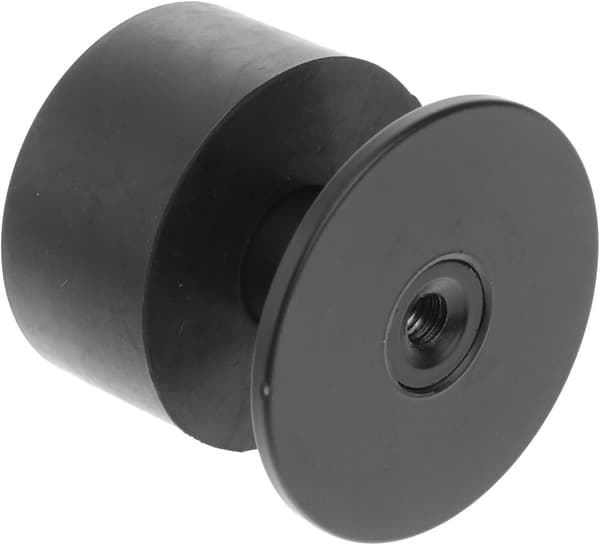 Veggmontert silikon dørstopper 40mm svart antikollisjonsbuffer lydløs dørstopper