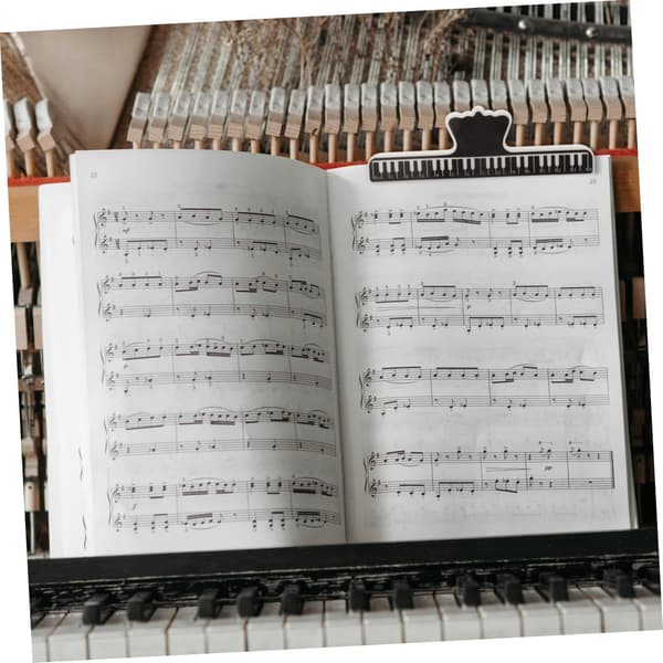5 stk. Notestativklemme Musikk Sideholder Solid ABS Klassisk Design Elegant Utseende Allsidig Bruk