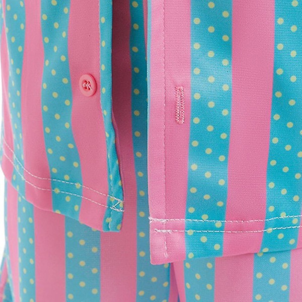 Børne Drenge Ken Kostume Strand Casual Outfits Stribede Skjorter Shorts Bukser Sæt Fancy Up 8-9 Years