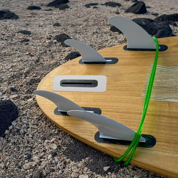4 stk. Paddleboard Finne-slids-lap Erstatning 9-tommer Hvid Halefinne-forbinder