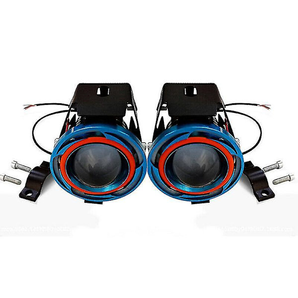 Spotlight Halo Projector Motorsykkel Fargerik LED-Frontlys