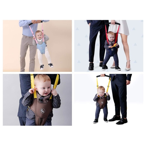 Baby Walker Walker - Justerbar Baby Toddler Föräldraskap Walking Assistant Skyddsbälte Säkerhetsbälten