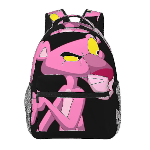 Rosa Panther Ryggsekk 3D-trykt Barnehage, Ungdomsskole, Jenter, Gutter, Reise Ryggsekk, Tenåringer, Anime Skolesekk 21