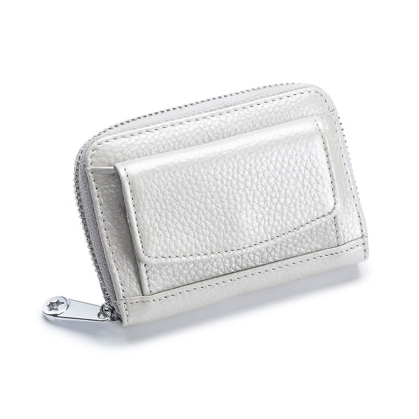 RFID-blocker Plånbok för Pengar, Mynt, Kort - Business Style för Kvinnor White