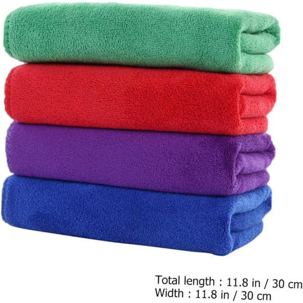 Mikrofiber Rengöringsdukar Set 4st Disktrasor för Kök Absorberande
