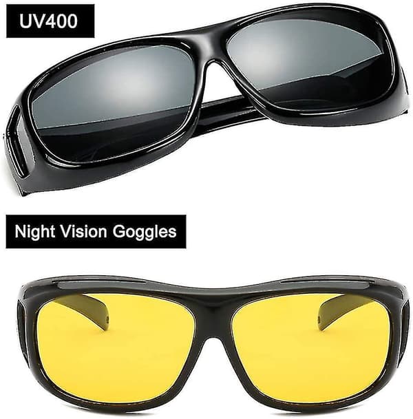 Uv400 Nattsyn Goggles Passar Över Glasögon Wrap Around