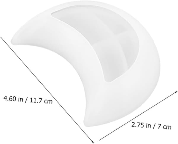 DIY Månefat Silikonform Måneformet Brett Støpeform Matkvalitets Silikon