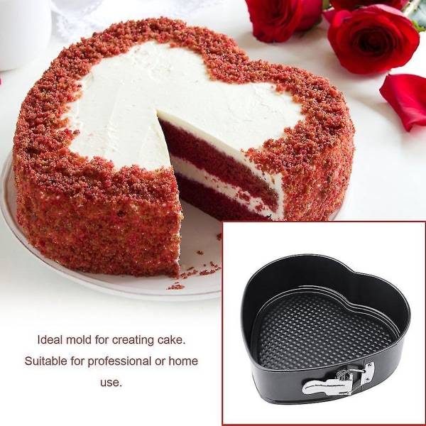 3 stk/sett DIY kakeform Avtagbar firkantet rund hjerte 2c43 | Fyndiq