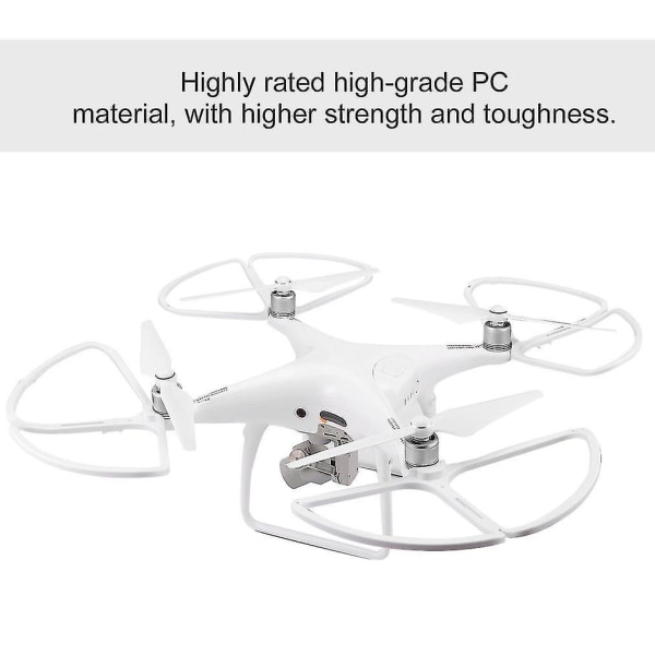 4 stk Hvite Avtakbare Propellbeskyttere for DJI Phantom 4 Pro