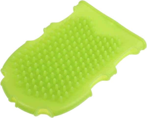 Silikon Massageborste Kroppsskrubber Platt Design för Exfolierande Duschbruk