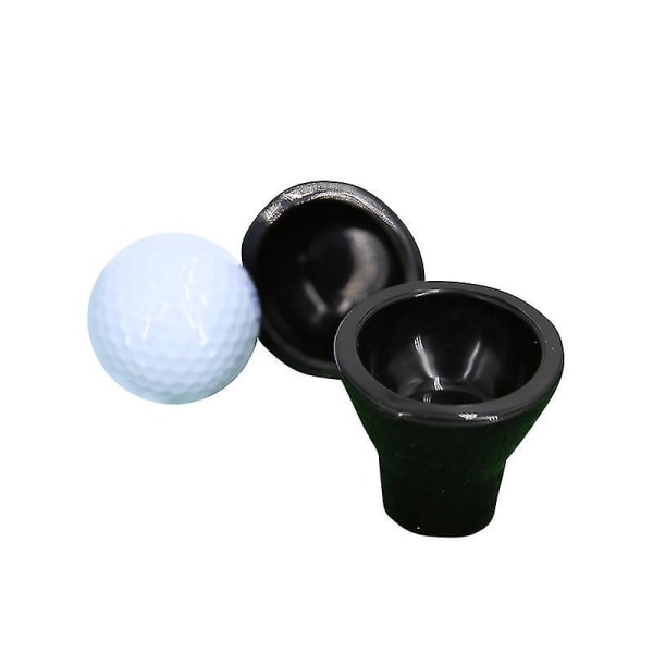 Golfballhenter Sugkopp Griper Sugkopp Plukk Opp Ryggbesparer Sett På Puttergrep 10stk svart
