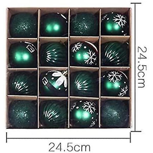 16 st 6 cm Julgranspynt Klot Dekorationer