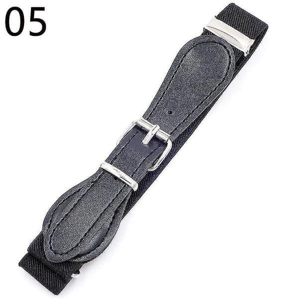 Barnbälte i konstläder med elastisk midja för flickor/pojkar, barn. (brun)(1 st)
